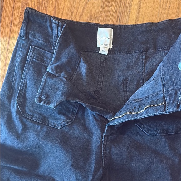 Maeve Cropped Collette black Denim Trousers - Picture 5 of 5